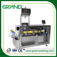 Pestisida/pupuk cair ampul plastik otomatis/mesin pengisian dan penyegelan botol botol 